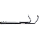 S&S Cycle 2-Into-1 Sidewinder® Exhaust System FL M8 Chrome - 550-0728 For Harley Touring 2017-2026