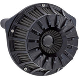 Arlen Ness Inverted Series Air Cleaner Kit — 15-Spoke Black - 18-997 For Harley Motorcycles 2017-2025