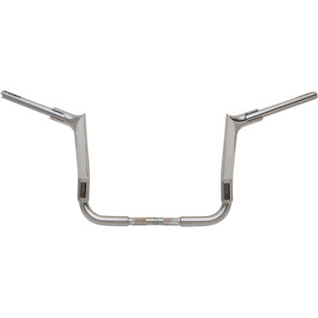 FAT Baggers INC. 1-1/2" EZ Install Pointed Top Handlebar 12" Chrome - 805012 For Harley Touring 2006-2020