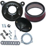 S&S Cycle Super Stock™ Stealth Air Cleaner Kit Black - 170-0301B For Harley Motorcycles 2008-2017