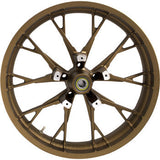 Coastal Moto Marlin Precision Cast 3D Wheel Marlin Rear Single Disc With ABS Bronze 18x5.5 - 3D-MAR185BZABST For Harley Touring 2009-2026