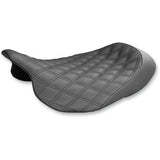 Saddlemen Renegade™ Lattice Stitch Solo Seat Black Lattice Stitched - 808-07B-002LS For Harley Touring 2008-2025