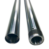Pro One Chrome Fork Tubes 49MM 24 7/8" - 105135 For Harley Touring 2014-2022