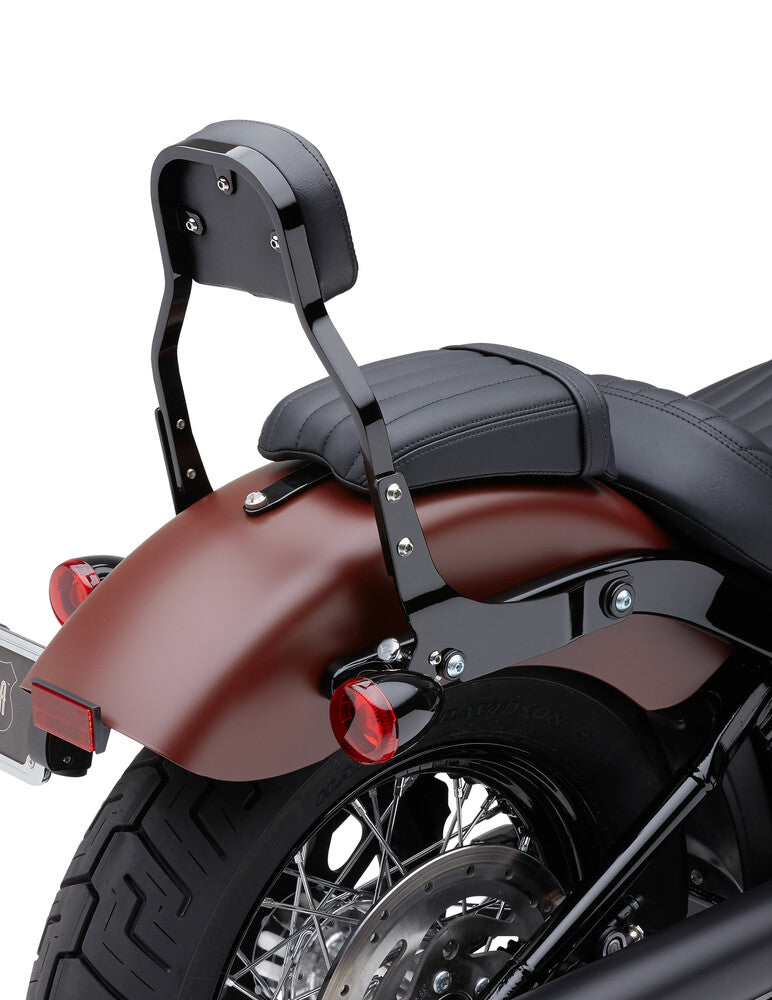 Cobra 82-96540 602-2024B DETACHABLE BACKREST MINI BLACK DYNA 06-17