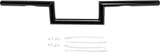 Harddrive 21-228GB 1" Z-Bar Dimpled 6" Gloss Black For Harley Motorcycles 1980-2017