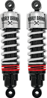 Burly Brand B28-1204 FLH Slammer Shocks - Chrome