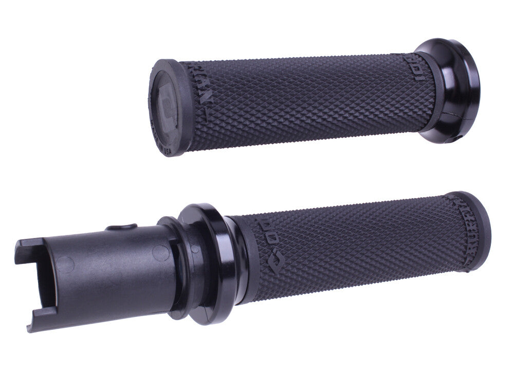 Odi Lock-ON Ruffian Grips Black CVO ` - V30HTCB-B For Harley Touring 2023-2024