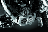 Kuryakyn 7784 Oil Cooler Cover 11-16 Touring Chrome