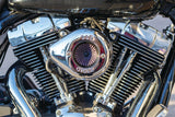 S&S Cycle Stealth Air Stinger Kit W Chrome Teardrop - 170-0719A For Harley Motorcycles 2008-2017