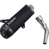 AKRAPOVIC 1811-3941 S-VE3SO9-HRSSBL Stainless Steel Slip-On Line Scooter Muffler Muffler - Black - Stainless Steel - GTS/GTV