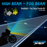 Custom Dynamics Headlight Kit - SD2-RG-YW For Harley Road Glide 2015-2025