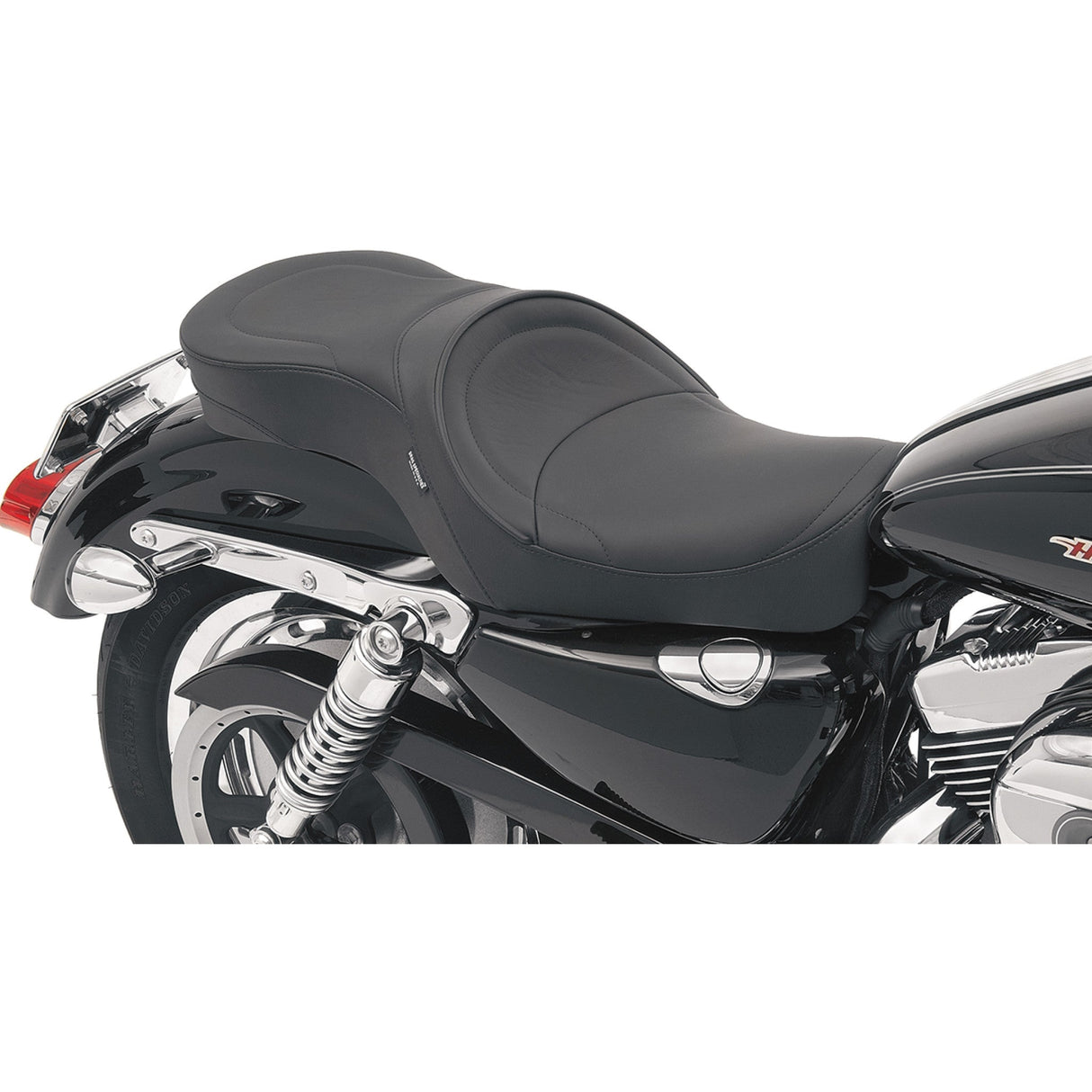 DRAG SPECIALTIES 0804-0258 Low-Profile Touring Seat — Mild Stitched Low Profile Seat - Mild Stitched - XL '04-'22