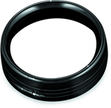 Kuryakyn 7inch Headlamp Trim Ring Gloss Black - 7276 For Harley Touring 1983-2013