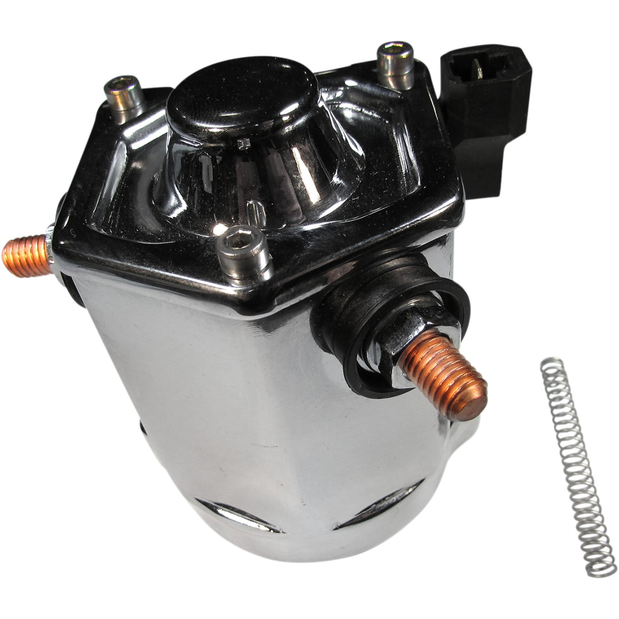 TERRY COMPONENTS 2110-0563 555140 Loaded Starter Solenoid Body Starter Solenoid Body - Chrome