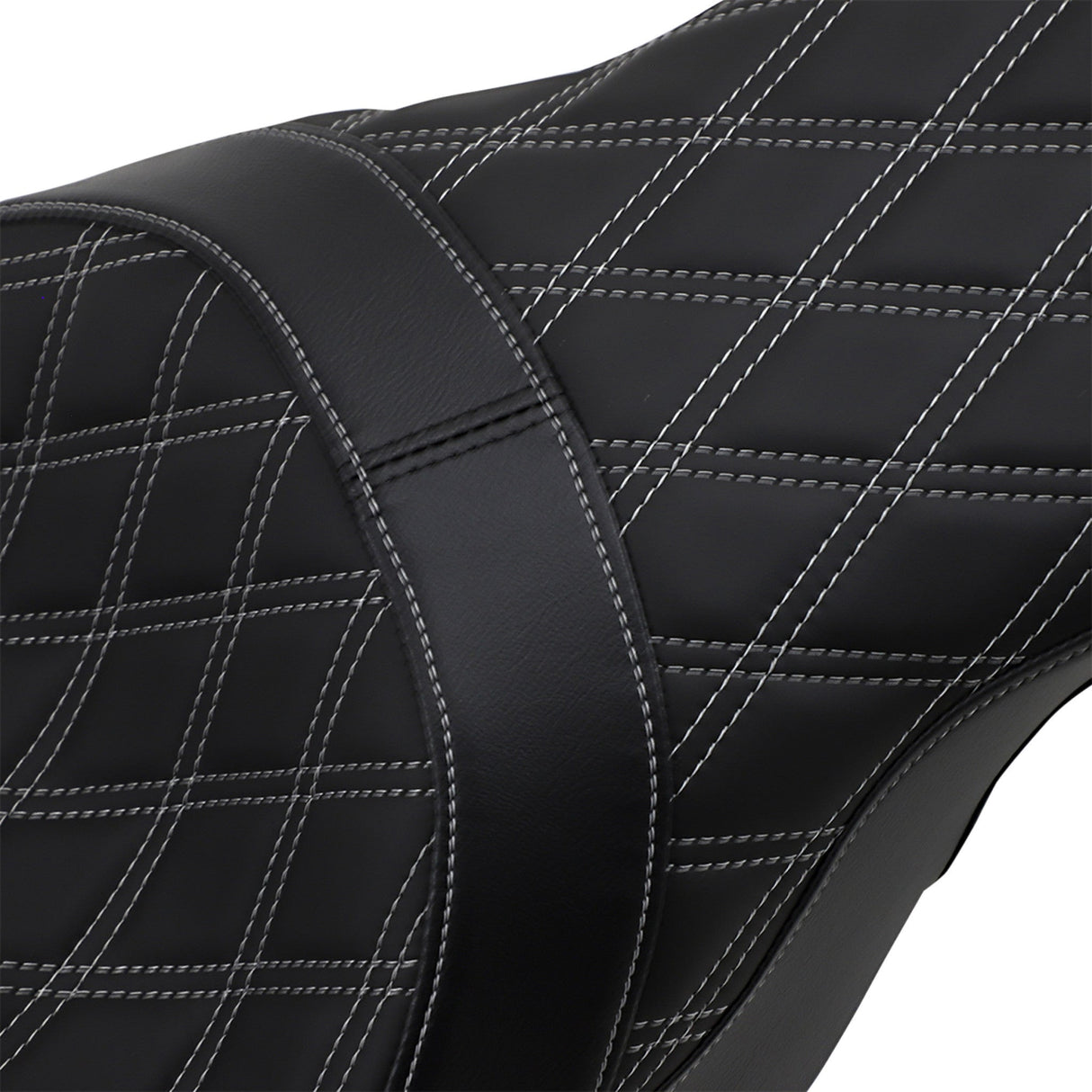 DRAG SPECIALTIES Forward Positioned Predator Seat 2-Up - FL '08-'23