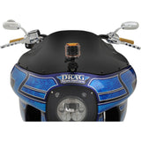 Klock Werks Flare® Windshield 9" Black - KWW-02-0501 For Harley Dyna 1985-1992