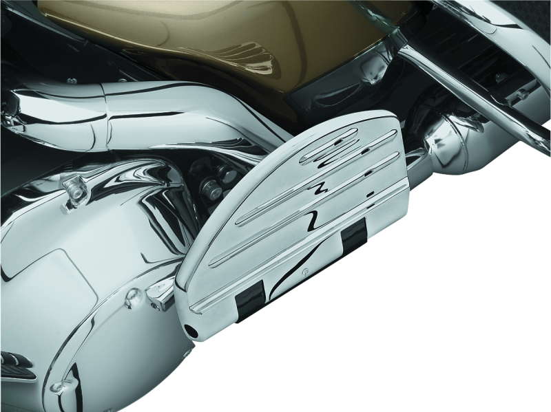 Kuryakyn ISO Passenger Floorboards Chrome - 7906 For Harley Touring 1993-2020