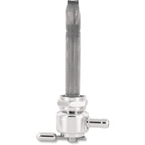 PINGEL DS-390250 4311-CR Power-Flo Fuel Valve - Round Fuel Valve - Chrome - 22 mm