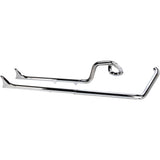 BASSANI XHAUST 1800-1671 1S26E-36 True Duals Exhaust System with Fishtail Mufflers — without Baffles - 36" - Softail