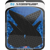 STOMPGRIP 4320-2728 55-10-0166B Volcano Profile Traction Pad Tank Grips Traction Pad Tank Grips - Volcano - Black - Hypermotard 950/SP