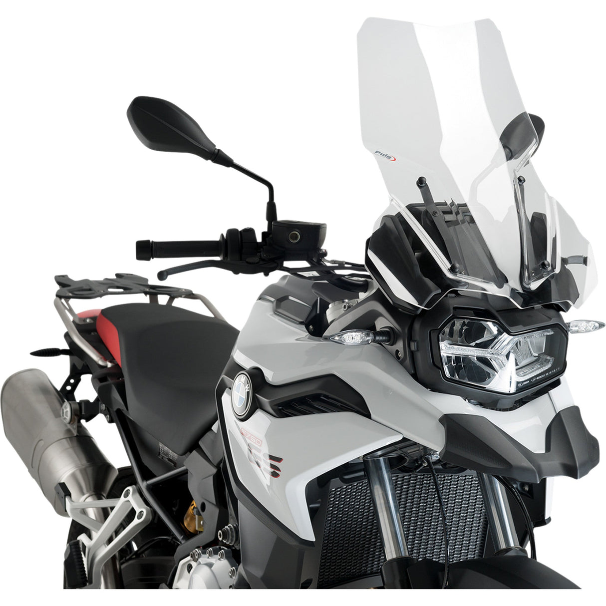Puig Hi-Tech Parts Sport Touring Windshield - 9770W BMW F750GS / F850GS / F850GS Adventure / F800GS 2018-2022
