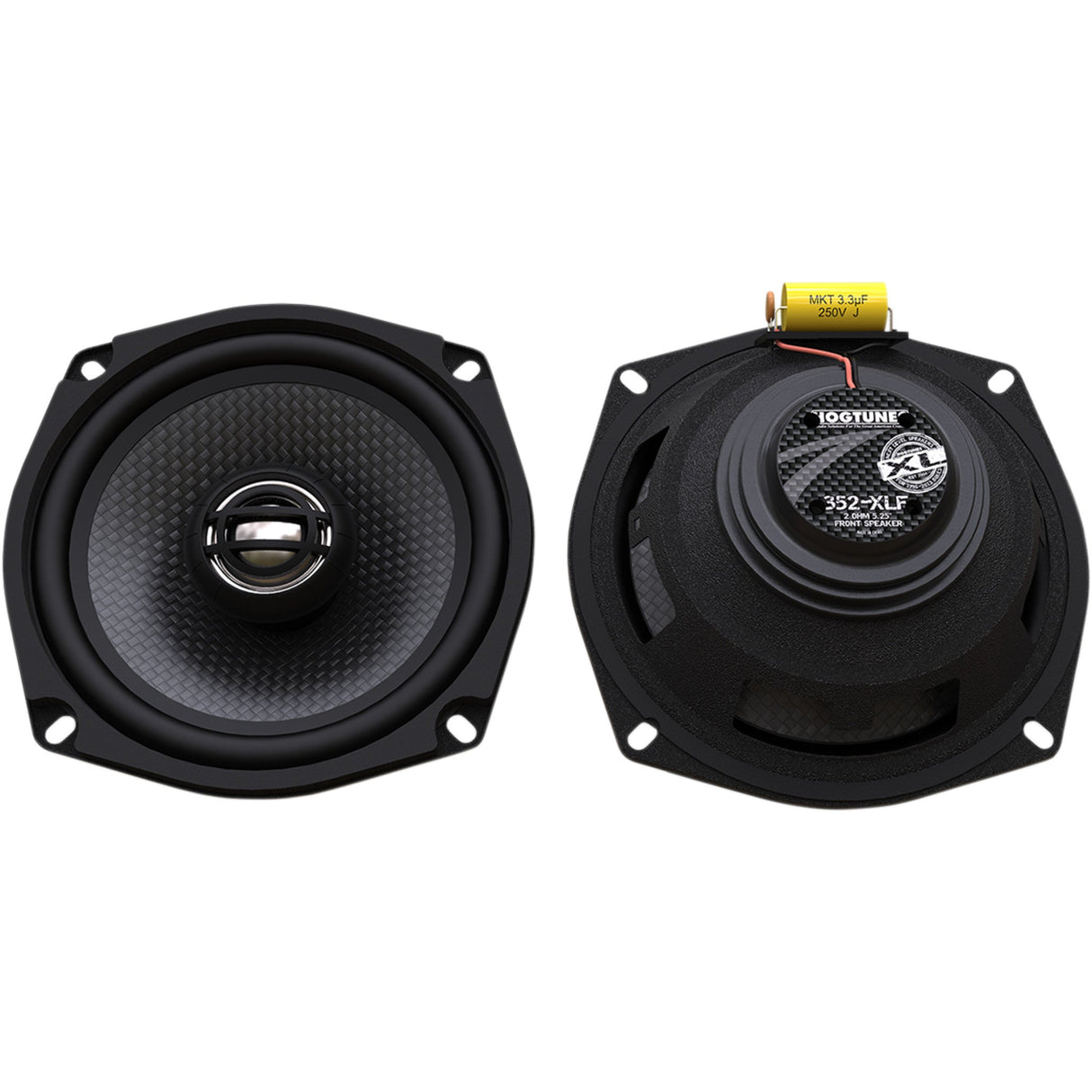 Hogtunes XL Rear Speaker Kit Rear Speakers 150W - 352-XLR For Harley Touring 2006-2013