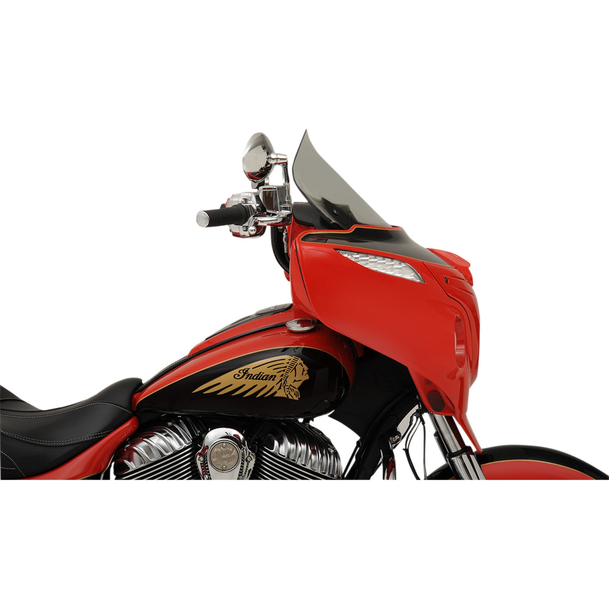 Klock Werks Flare® Windshield 14" Tall Tinted - KWW-04-0499 For Indian 2014-2025