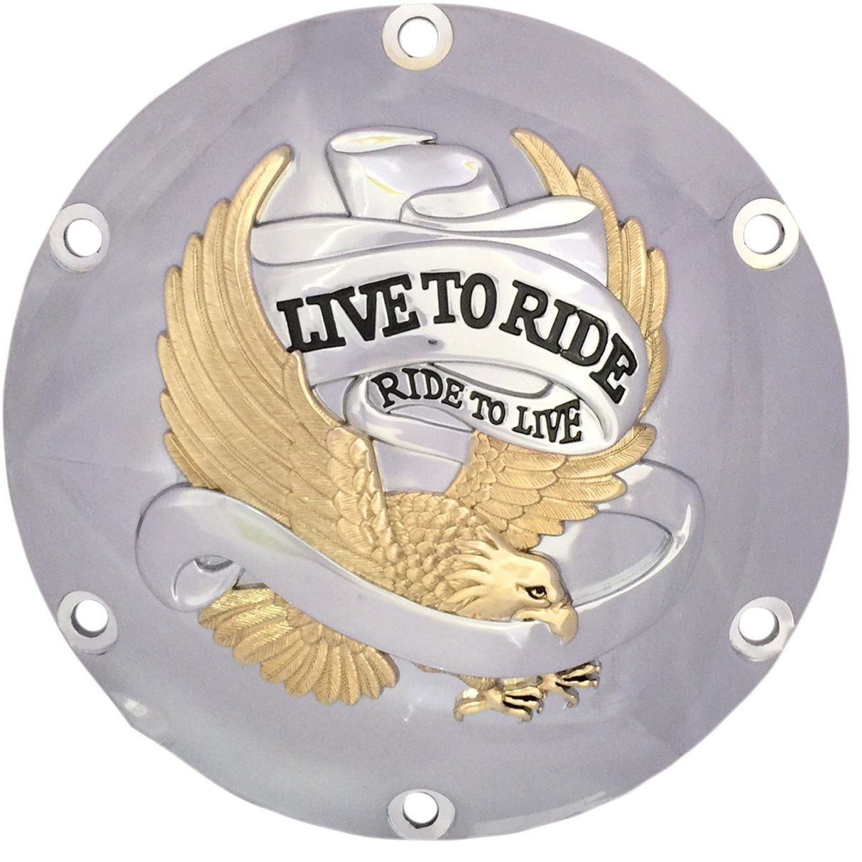 Drag Specialties Live to Ride Derby Cover For Harley Sportster 2004-2022
