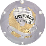Drag Specialties Live to Ride Derby Cover For Harley Sportster 2004-2022