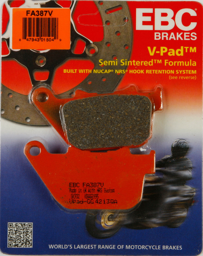 Ebc 15-387V FA387V BRAKE PADS FA837V V-SERIES