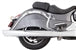 Tab Performance 4" Chrome B.A.M. Sticks Exhaust Pipes Soft Bags 4" Chrome Straight Cut Tip, Non-Baffled - 211-1290-C2-NB For Indian Chief 2014-2021