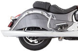 Tab Performance 4" Chrome B.A.M. Sticks Exhaust Pipes Soft Bags For Indian Chief 2014-2021