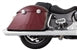 Tab Performance 4" Chrome B.A.M. Sticks Exhaust Pipes | Hard Bag - Black Straight Tips, No Baffles 211-1291-B2-NB