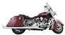Tab Performance 4" Chrome B.A.M. Sticks Exhaust Pipes | Hard Bag - Black Straight Tips, No Baffles 211-1291-B2-NB