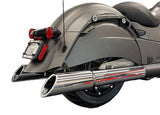 Tab Performance 4.5" Chrome B.A.M. Sticks Exhaust Pipes Soft Bags 4.5" Chrome Slash Cut Tip, Non-Baffled - 211-1294-C-NB For Indian Chief 2014-2021