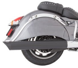 Tab Performance 4" Black B.A.M. Sticks Exhaust Pipes | Soft Bags - Black Slash Tips, No Baffles 211-2290-B-NB