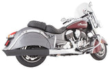 Tab Performance 4" Black B.A.M. Sticks Exhaust Pipes | Soft Bags - Black Straight Tips, No Baffles 211-2290-B2-NB