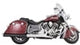 Tab Performance 4" Black B.A.M. Sticks Exhaust Pipes Hard Bags 4" Chrome Straight Cut Tip, Non-Baffled ( - 211-2291-C2-NB For Indian 2014-2026
