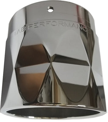 Tab Performance 211-2291-C2-2.5 Indian Bagger Black Hard Bag B.A.M. 4.0 Inch Slip On Muffler Sticks Exhaust Pipes with 2.50 Inch Louvered Core Baffles (Medium) and Chrome Straight Cut Tips