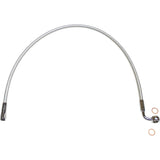 MAGNUM SHIELDING 1741-4469 AS37223 Alternate Length Designer Series ABS-Specific Front Brake Line Kit - 10 mm-90° - 23" - Sterling Chromite II