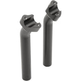 DRAG SPECIALTIES 0602-0810 Buffalo Billet Aluminum Handlebar Risers 9-1/2" - flat black