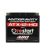 Antigravity Batteries YTX12 High Power Lithium Battery W Re-Start - AG-ATX12-HD-RS For BMW Motorcycles 1988-2019 | Suzuki Motorcycles 1986-2020