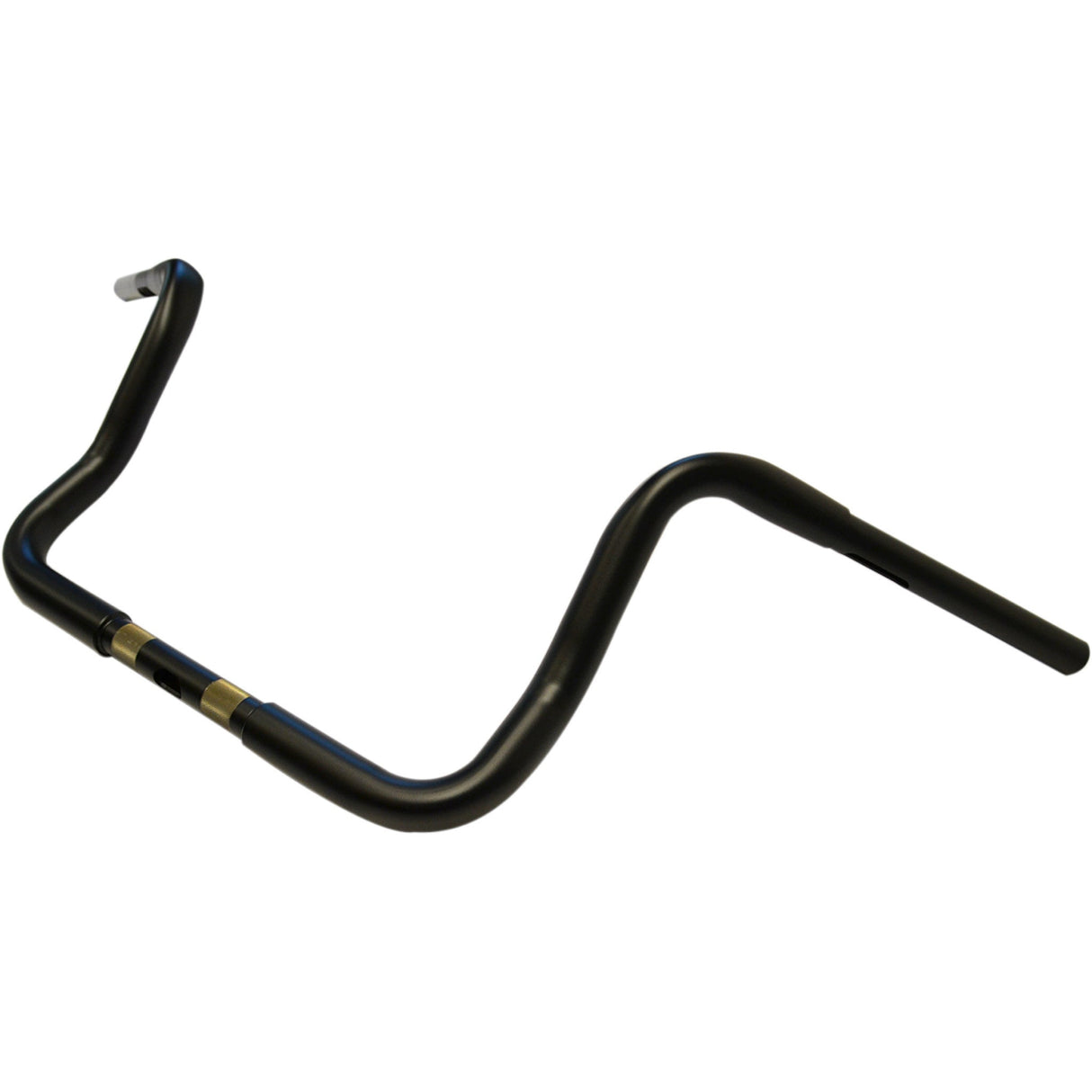 LA Choppers 1-1/4" Touring Ape Hanger Handlebar 10" Flat Black - LA-7321-10M For Harley Touring 1996-2022