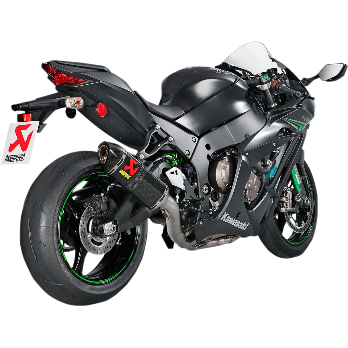 Akrapovic Evolution Line 4-Into-2-Into-1 Exhaust System - S-K10E9-ZC Kawasaki Ninja 2016-2020