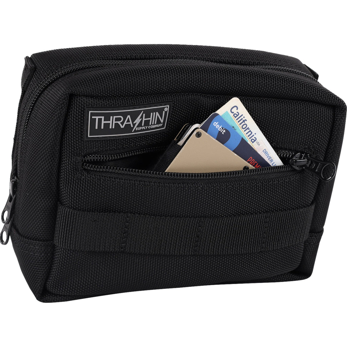 Thrashin Supply CO. Handlebar Bag Black - THB-0005