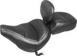 Mustang Motorcycle 79330 Mustang 18-21 Harley Heritage Classic Standard Deluxe Touring Solo Seat W/driver Backrest - Black