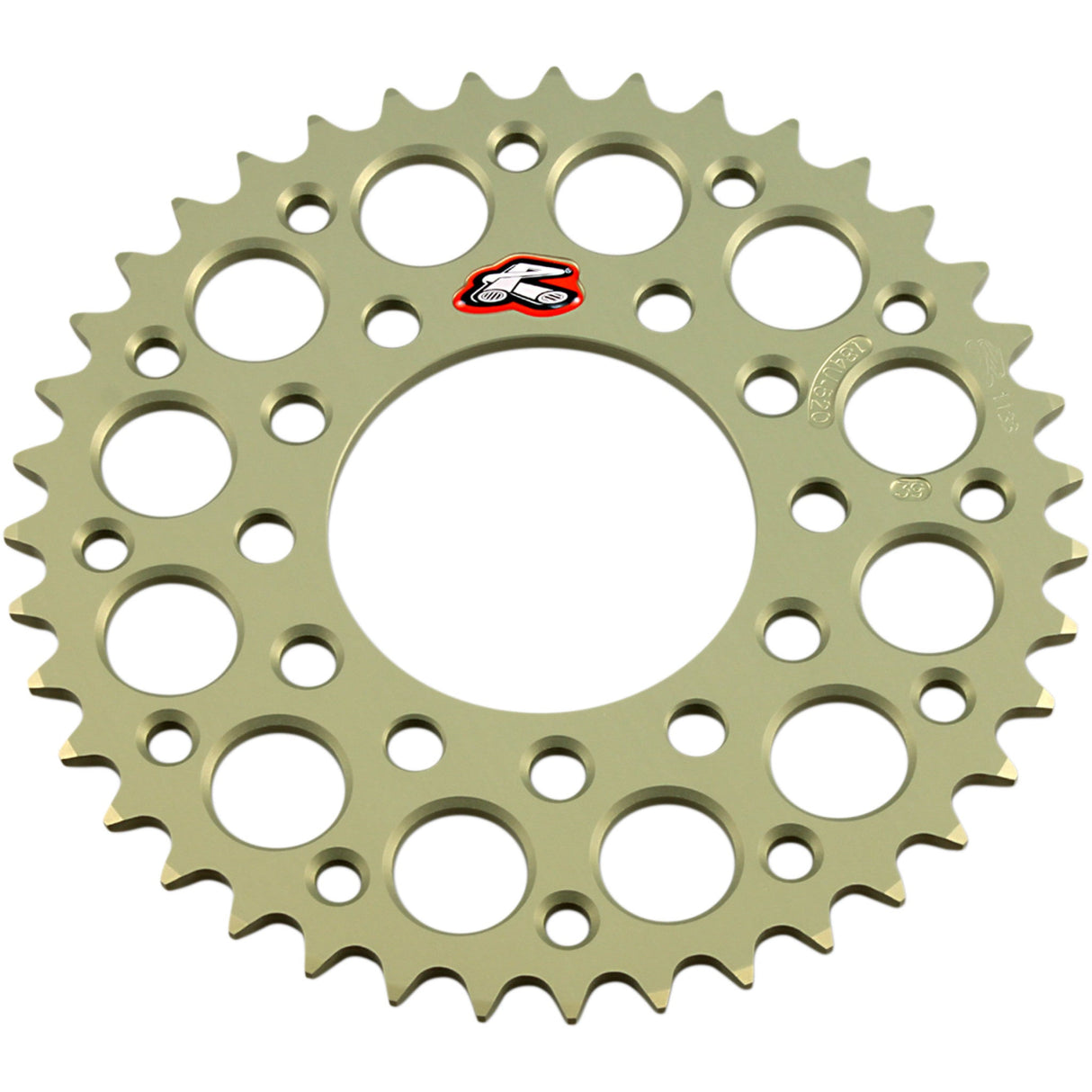 Renthal Rear Sprocket Aluminum 39 Tooth - 184U-520-39P-HA For Kawasaki Motorcycles 1990-2025 | Triumph Daytona / Tiger / XC 800 / Street 2006-2020