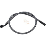 MAGNUM SHIELDING 1741-4479 AS47127 Alternate Length Designer Series ABS-Specific Front Brake Line Kit - 10 mm-35° - 27" - Black Pearl
