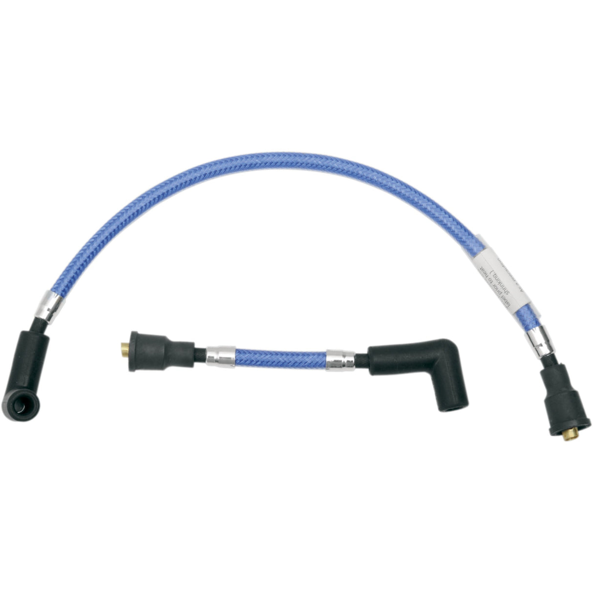 Magnum Shielding Braided Spark Plug Wire Candy Apple Blue FX - 3023B For Harley Motorcycles 1971-1999