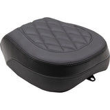 Mustang Recessed Passenger Seat Black Diamond Stitch - 89741 For Indian 2022-2023
